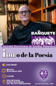 El Banquete, Ion o de la poesia, León David